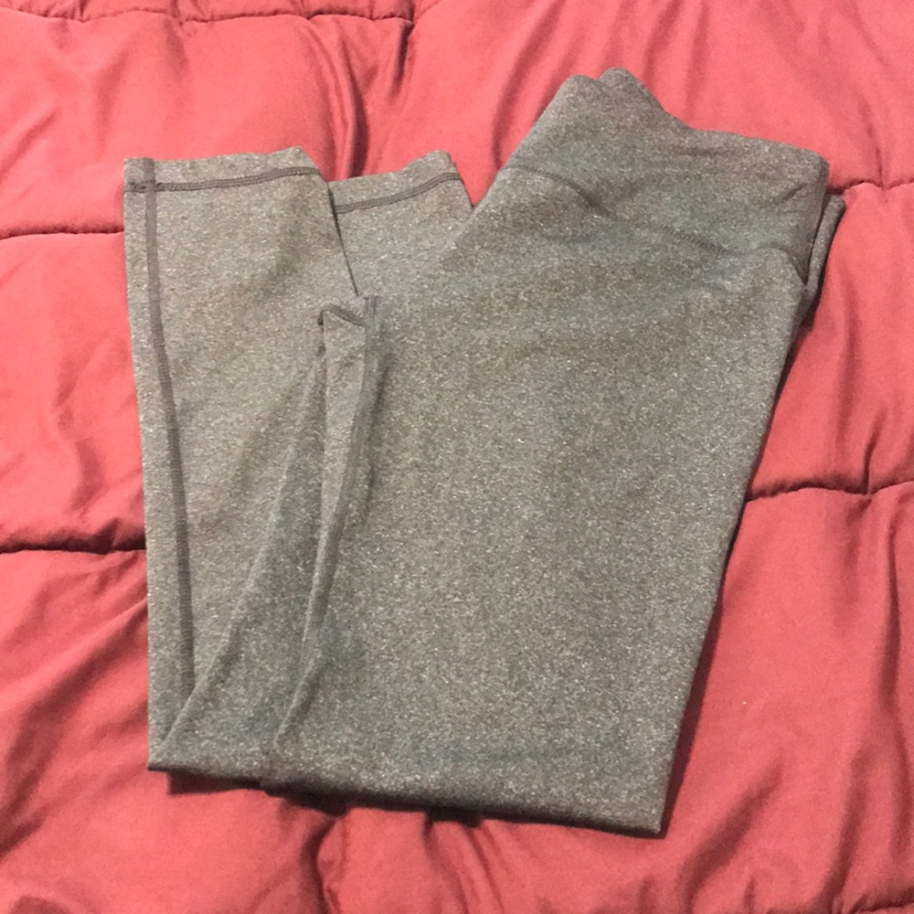 Dark grey full length spandex